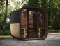 Preview: Komplette Glasfront Sauna